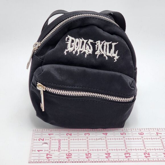 Dolls Kill Embroidered Logo Micro Mini Backpack NEW - Picture 7 of 9